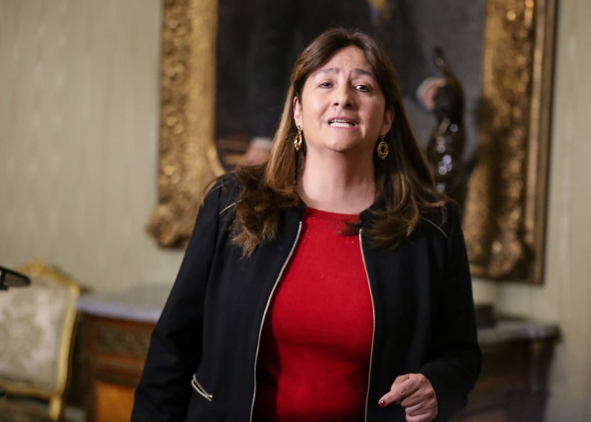 La Ministra de Justicia Ángela María Buitrago. // Colprensa.