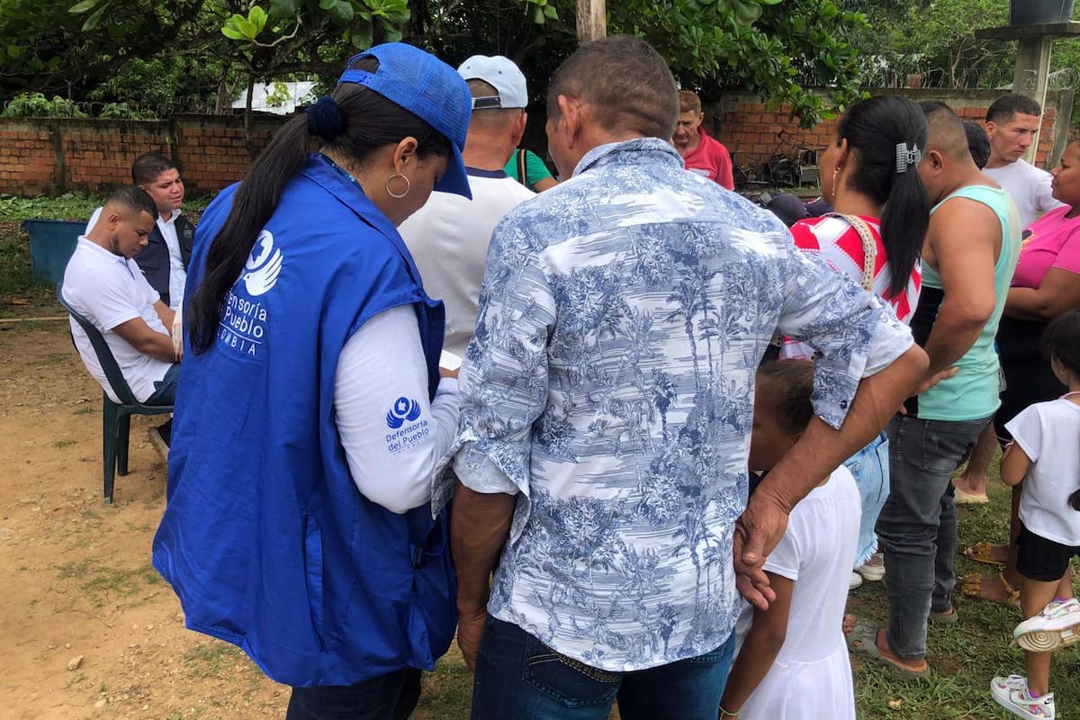 ¡Buena esa! Defensoría llevó oferta institucional a Barranco de Loba, Bolívar