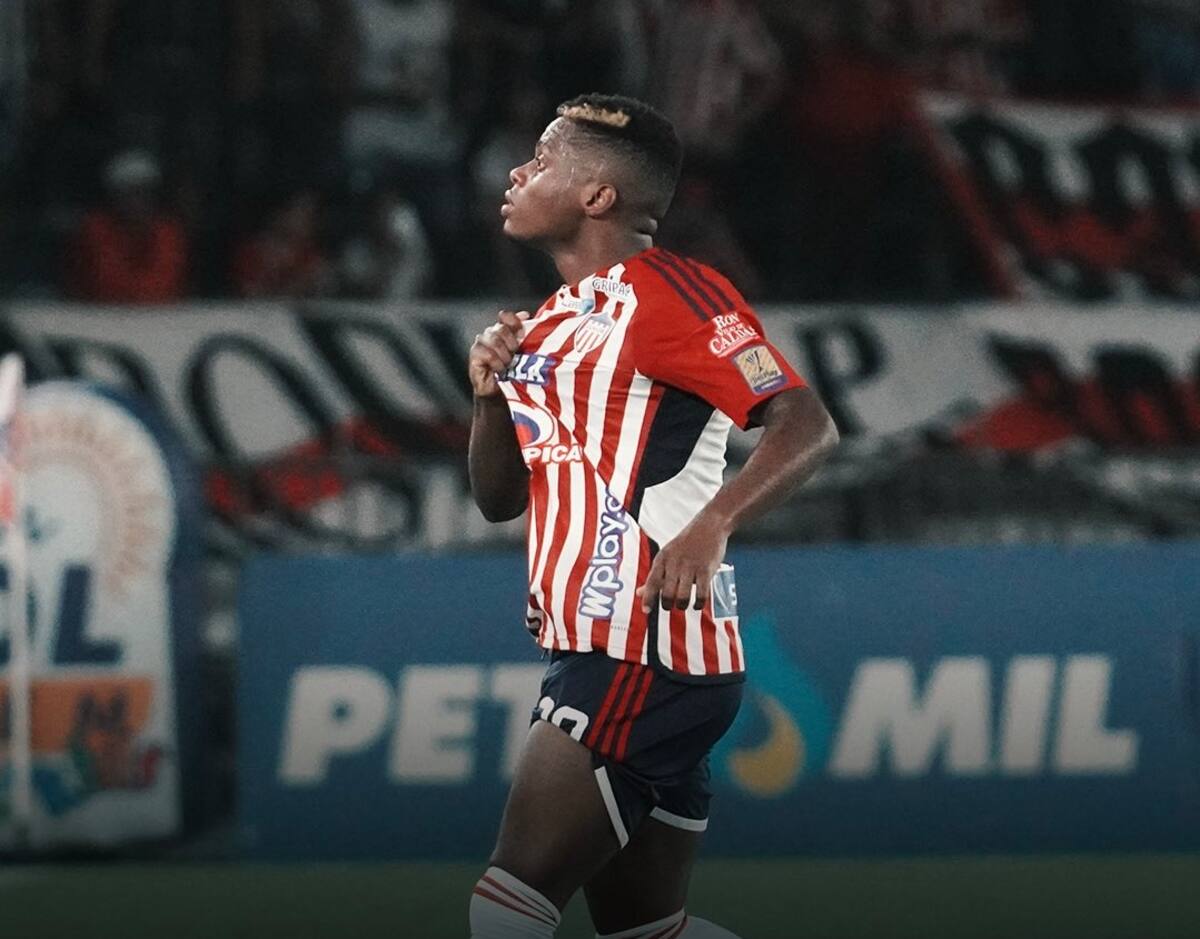 Déiber Caicedo se anuncia como la posible solución de Junior ante Deportivo Pereira.