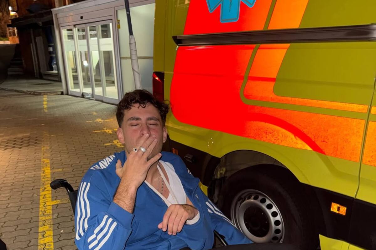 Momento de pánico en el Movistar Arena: rapero cayó desde más de 20 metros de altura