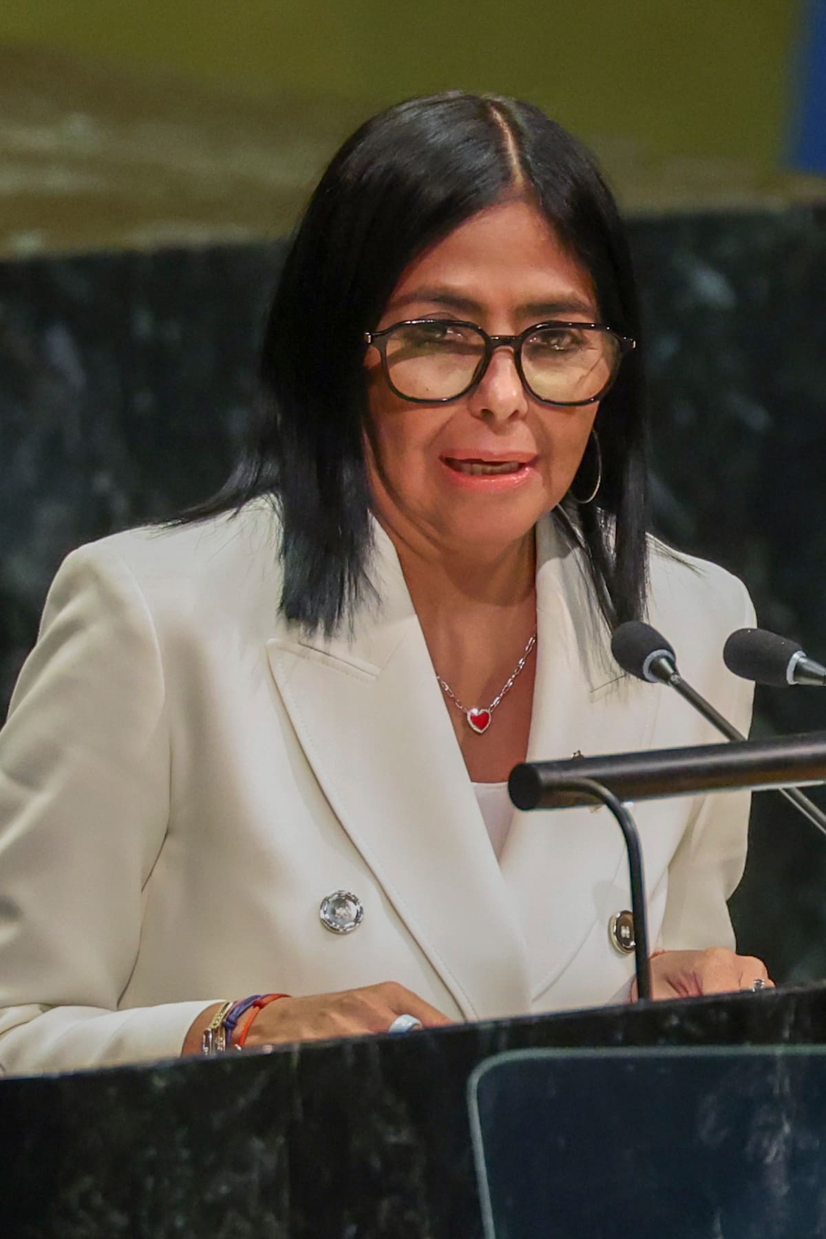 Delcy Rodríguez, presidenta encargada de Venezuela. // Foto: EFE.