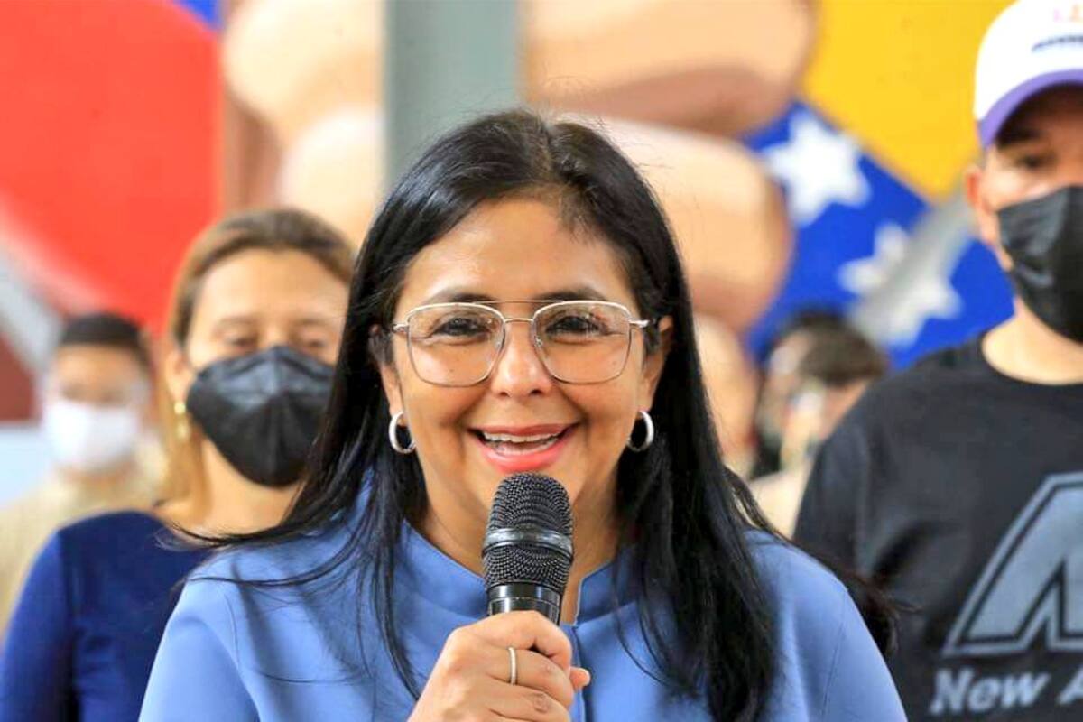 La vicepresidenta ejecutiva de Venezuela, Delcy Rodríguez, lanza advertencia