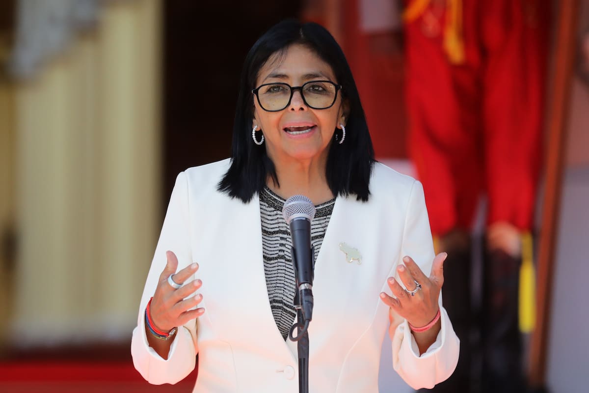 La presidenta encargada de Venezuela, Delcy Rodríguez. //EFE - Ronald Peña R.