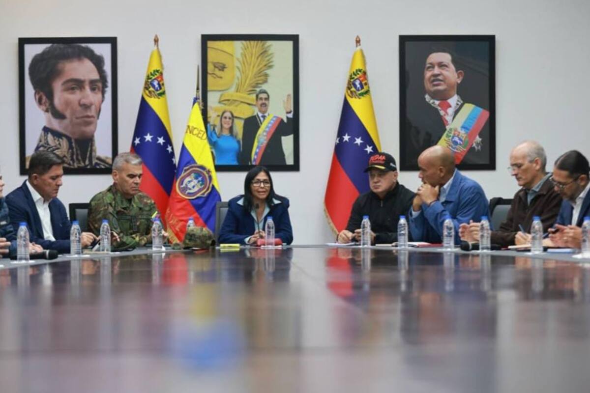 Delcy Rodríguez marca postura ante EE.UU. y sube el tono político. // Foto: EFE/ @delcyrodriguezv