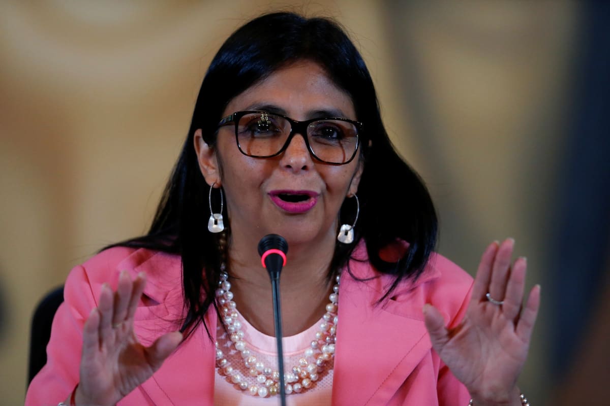 Delcy Rodríguez, presidenta encargada de Venezuela. // Foto: Colprensa.