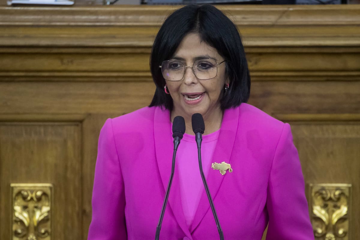 La vicepresidenta ejecutiva de la Asamblea Nacional, Delcy Rodríguez. // EFE - Miguel Gutiérrez.