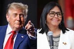 Donald Trump y Delcy Rodríguez, cara a cara: así será el histórico encuentro