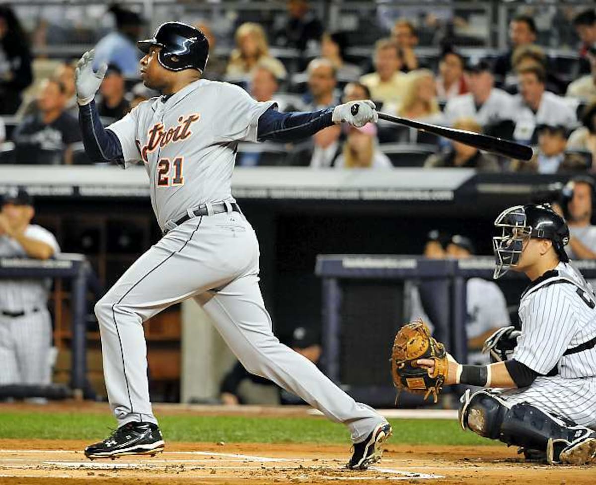 Delmon Young conectó jonrón por los Tigres. AP