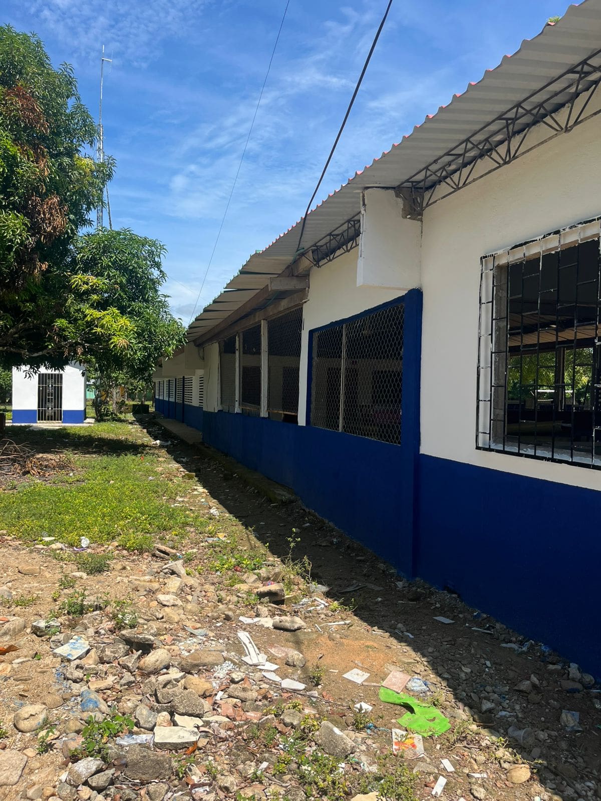 Denuncian malas condiciones en colegio de La Ventura, Tiquisio (Bolívar). // Foto: cortesía - comunidad estudiantil