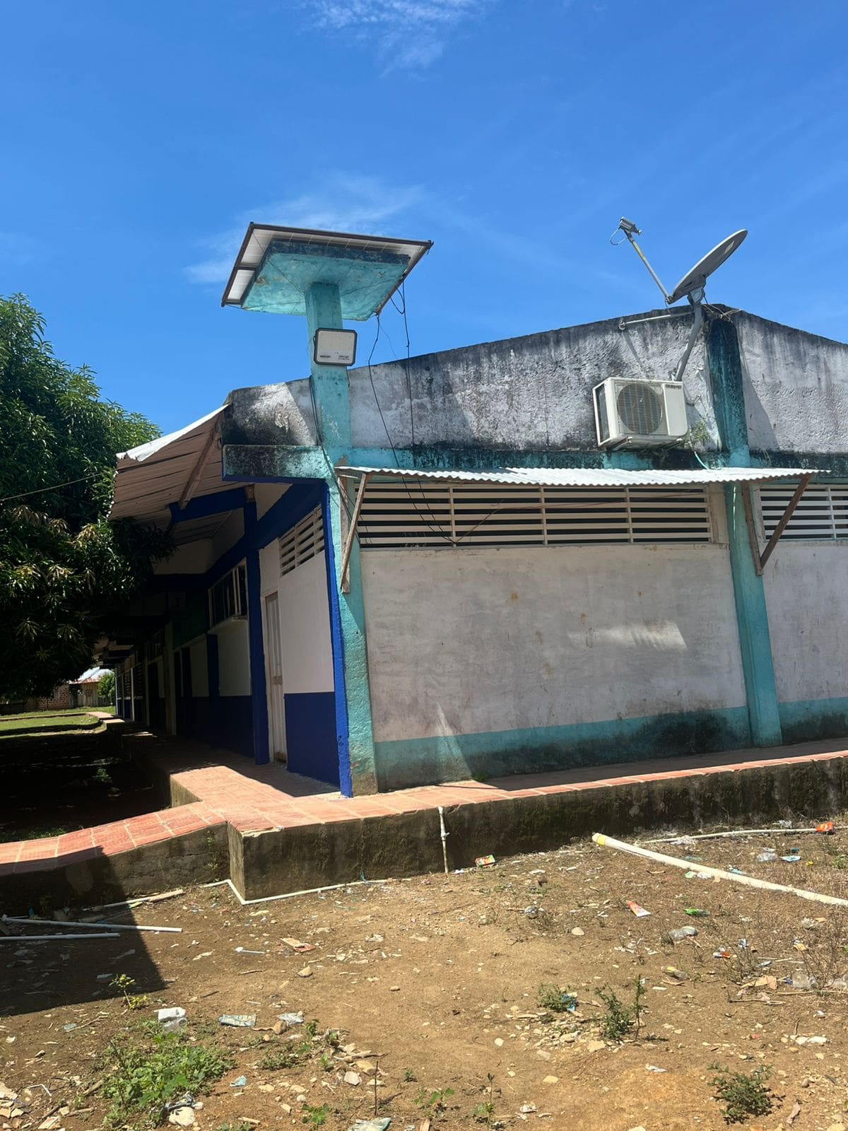 Denuncian malas condiciones en colegio de La Ventura, Tiquisio (Bolívar). // Foto: cortesía - comunidad estudiantil