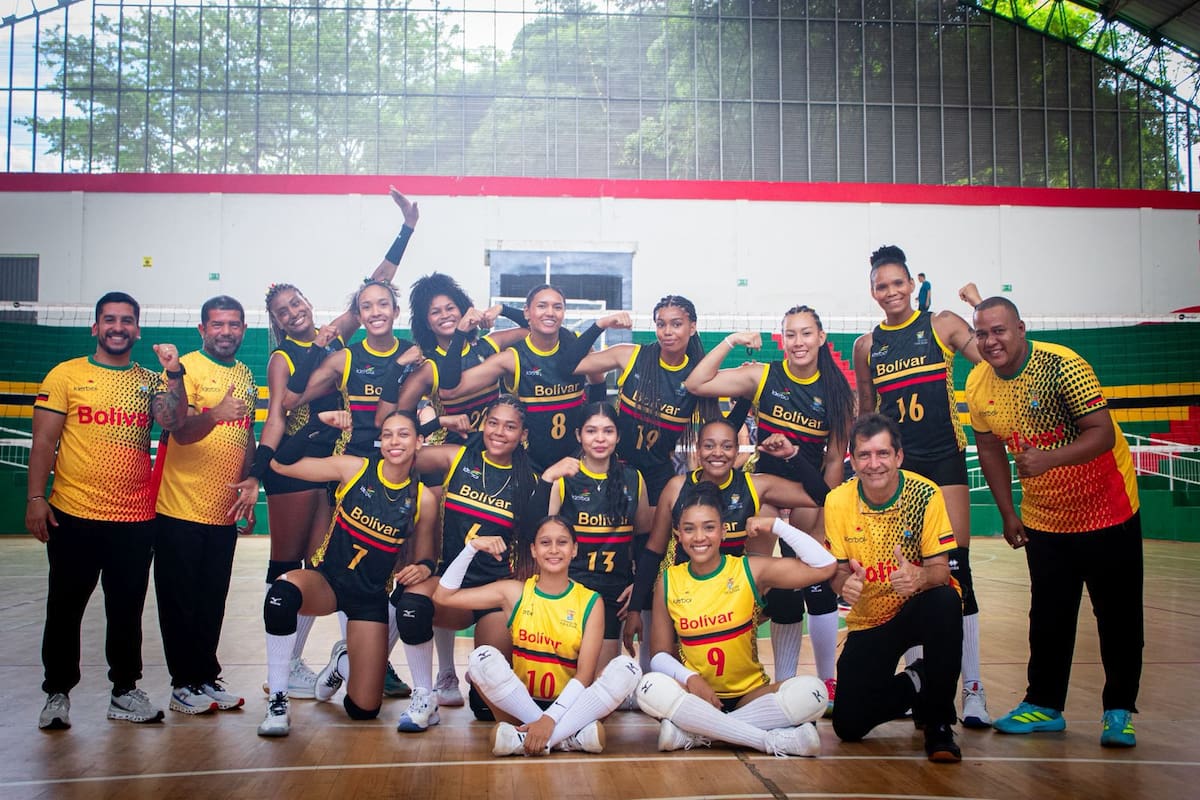 El voleibol femenino de Bolívar, clasificado a los Juegos Nacionales 2027. //Cortesía equipo voleibol.