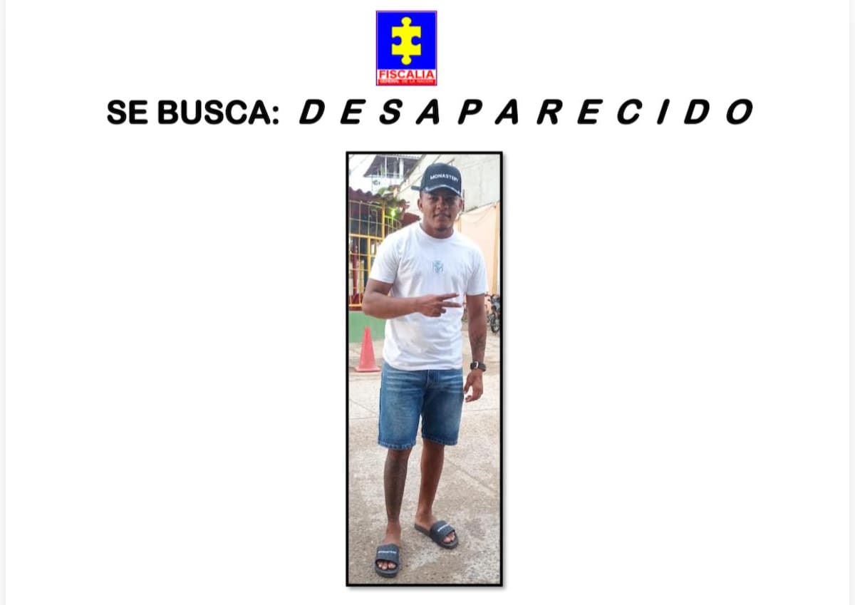 José Luis Márquez Bello permanece desaparecido y su familia solicita información sobre su paradero. // FOTO: FISCALÍA GENERAL DE LA NACIÓN.