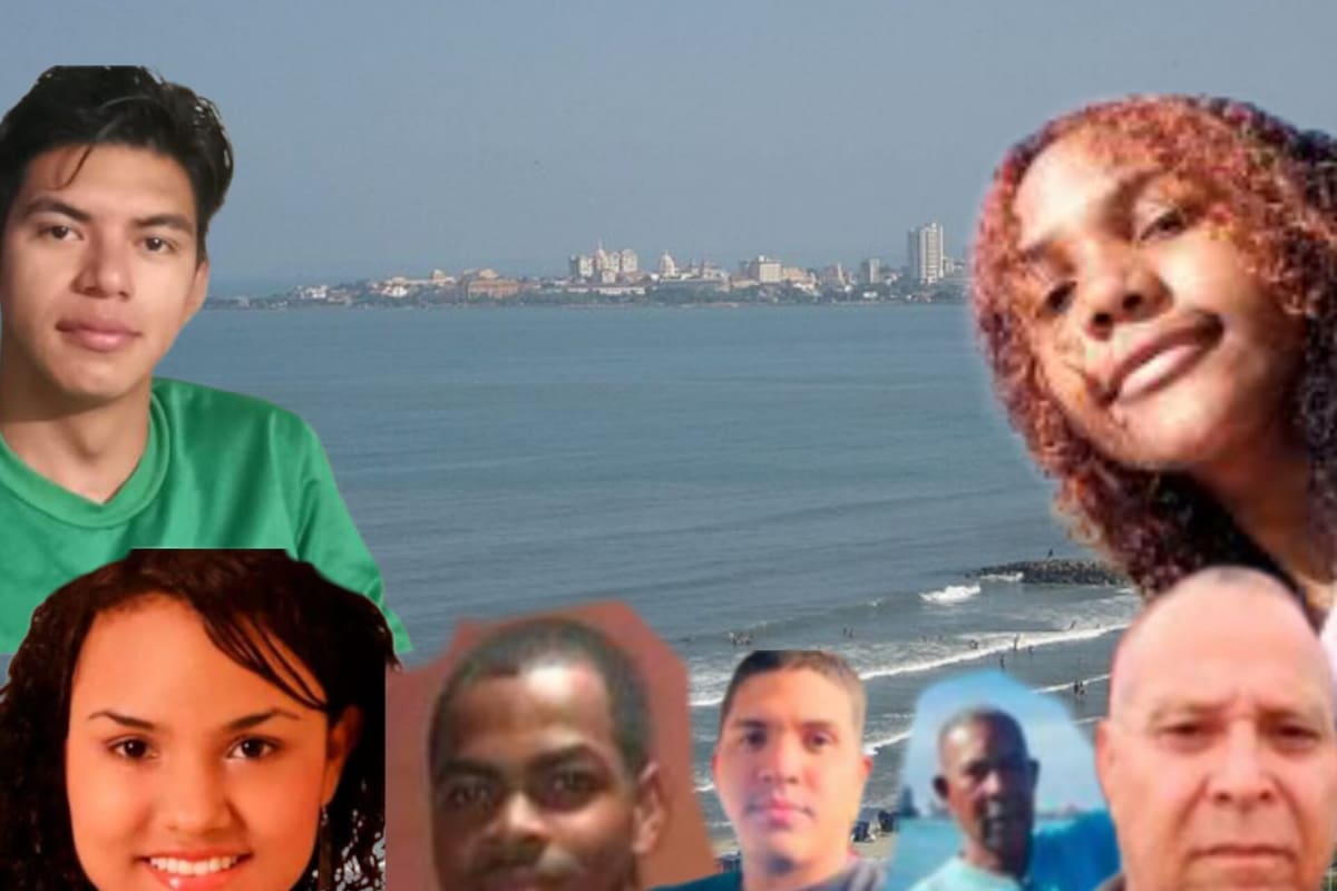Misterio y dolor en el mar: 7 historias de desaparecidos en Cartagena