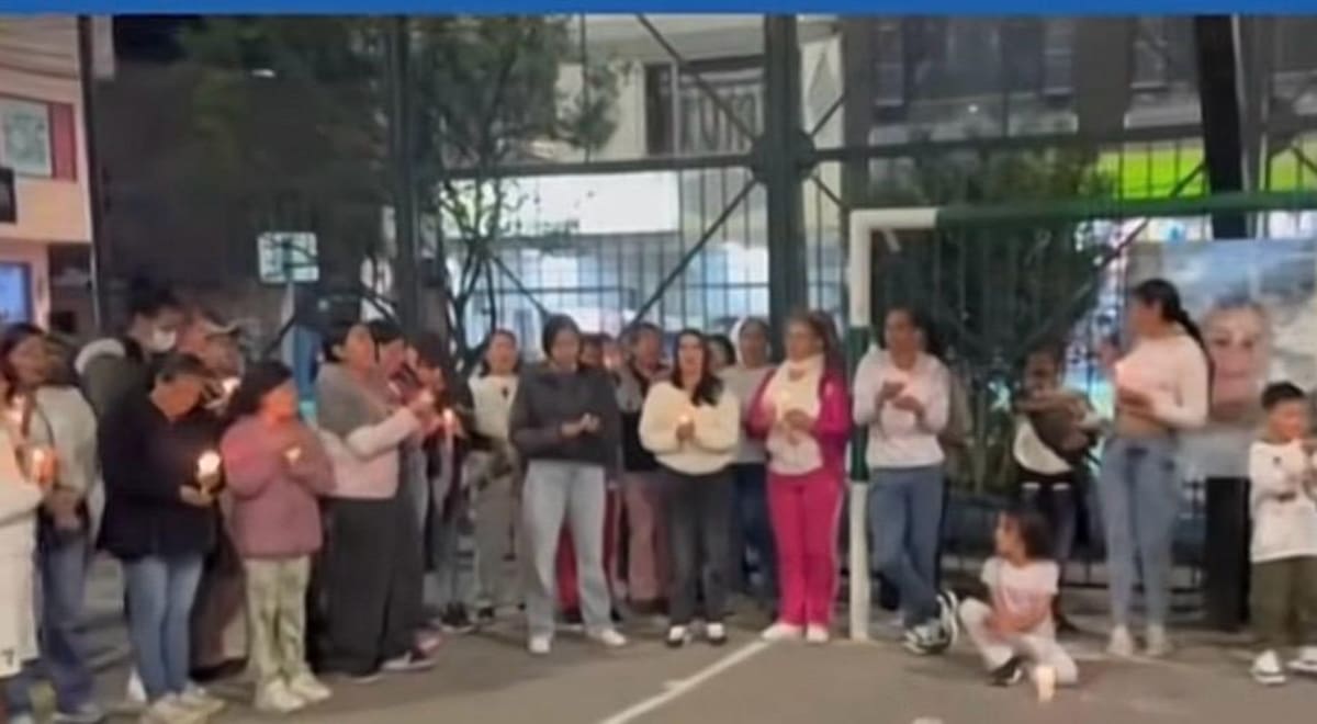Con velas y mensajes de esperanza, seres queridos de Yulixa Toloza se unieron en una jornada de oración. // FOTO: TOMADA DE BLU RADIO