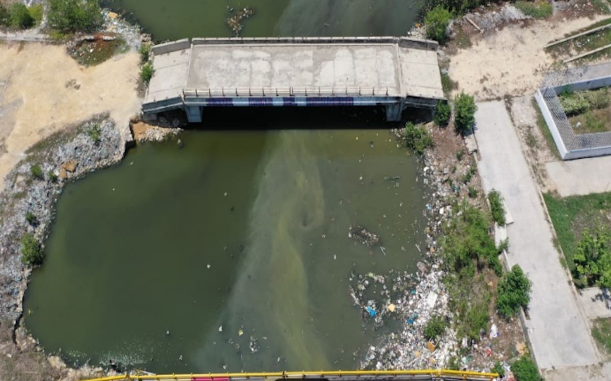 Descole al final del canal Amador y Cortez barrio Boston.//Foto: cortesía