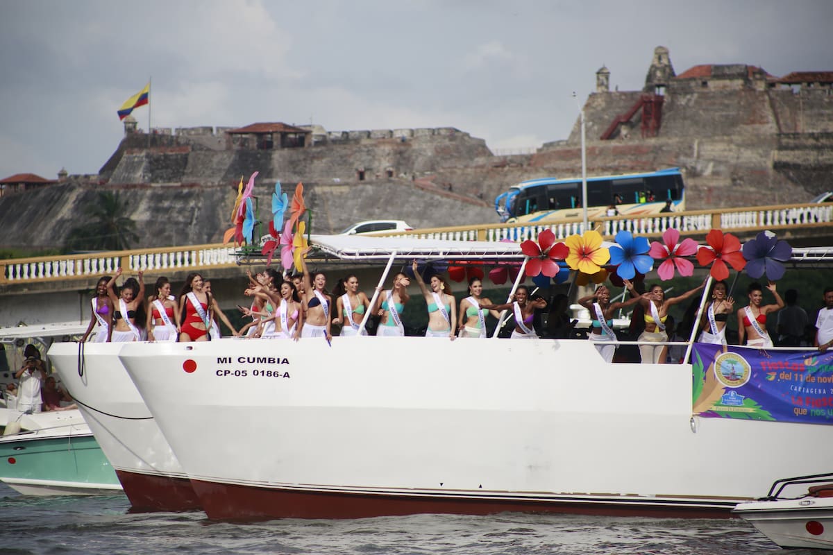 Así se disfruta el Desfile Náutico de la Independencia en Cartagena