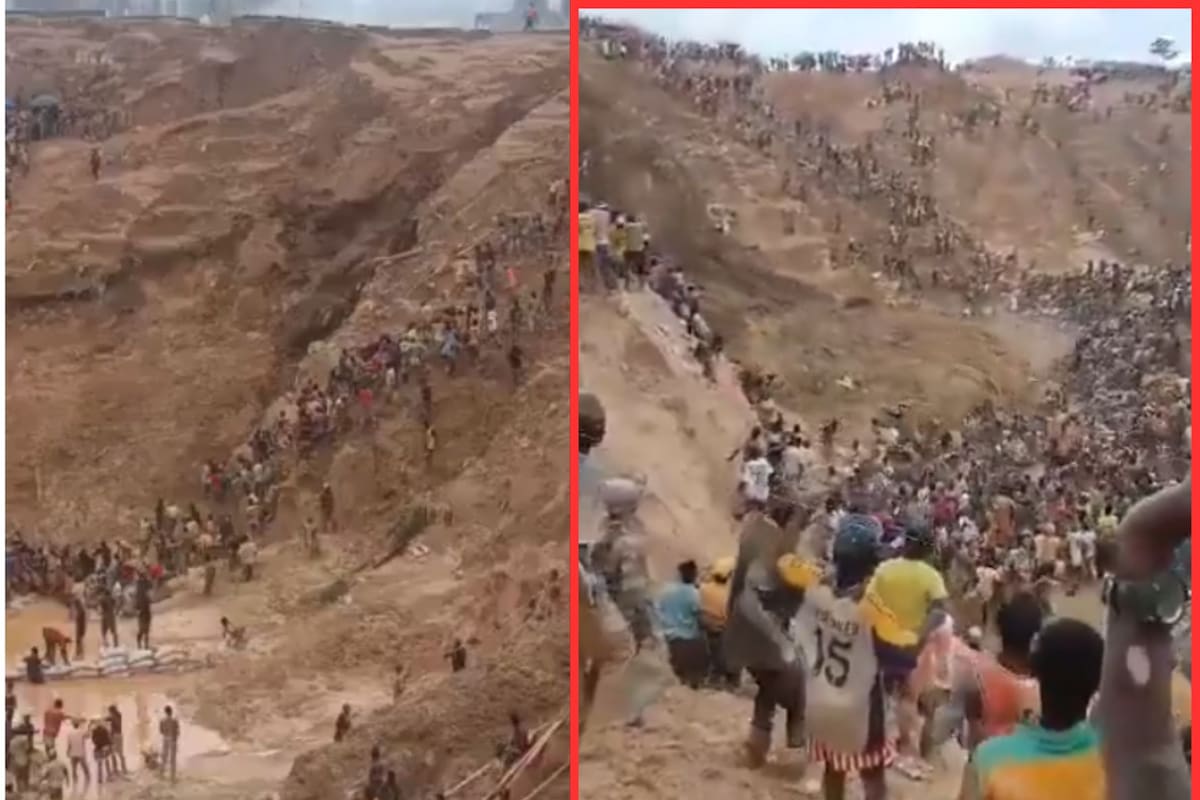 Video: derrumbe mortal en mina de oro deja más de 100 fallecidos