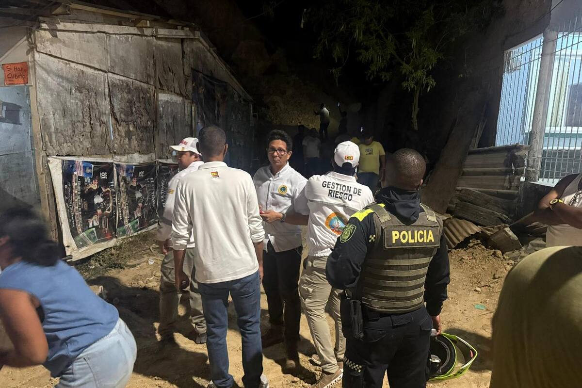Video: Se registró deslizamiento de tierra en las faldas de La Popa