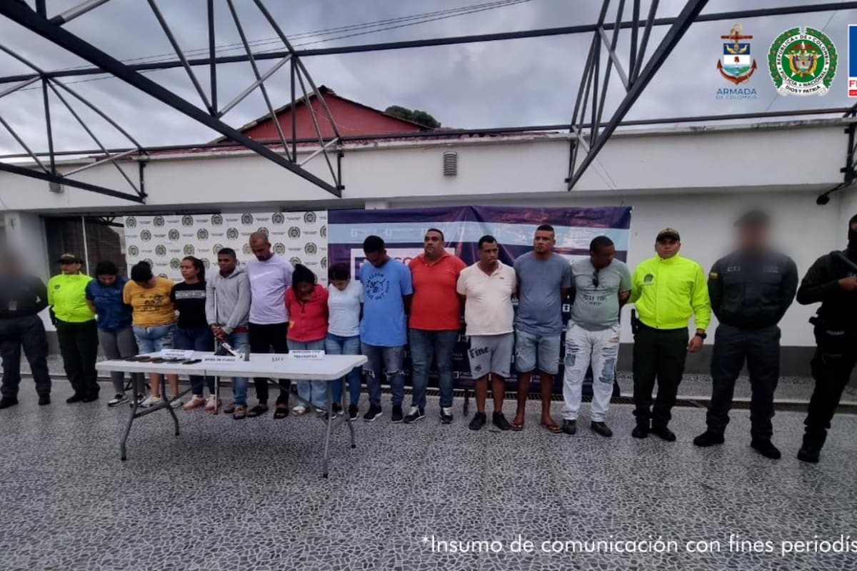 Cayó peligrosa banda que atracaba en Cartagena y otras 15 ciudades del país