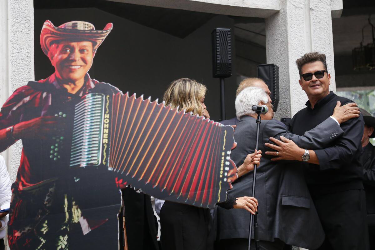 Familia, colegas y amigos del alma despidieron a Egidio Cuadrado