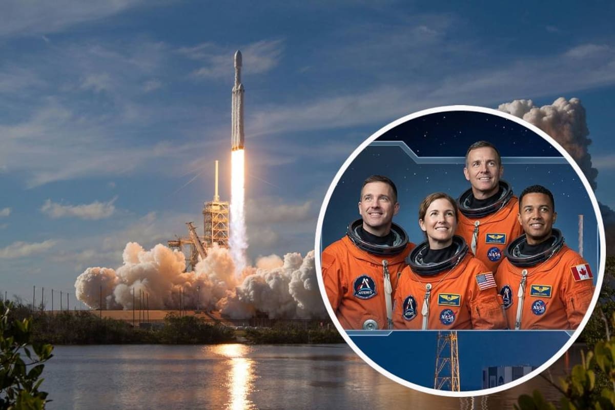 Lanzamiento de Artemis II desde Cabo Cañaveral en Florida, este 1 de abril de 2026.