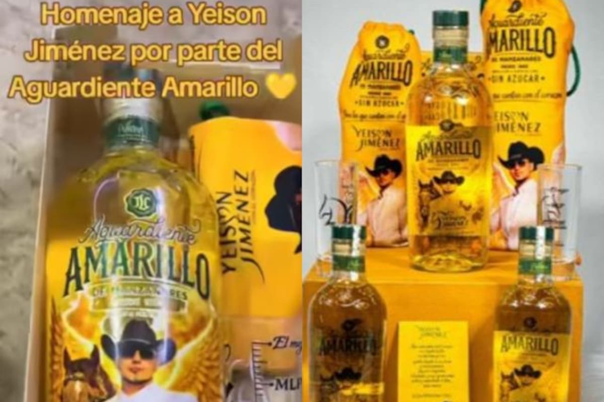 Alertan por venta ilegal de aguardiente Amarillo con imagen de Yeison Jiménez