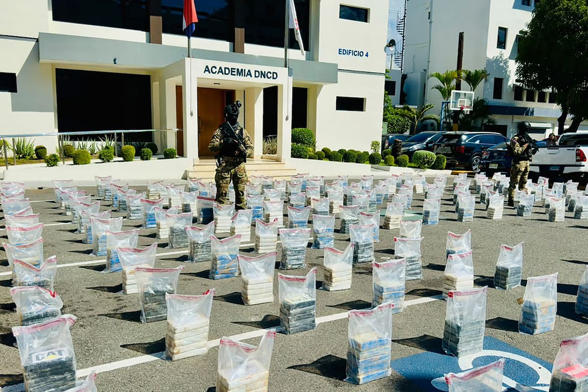 Capturan a tres colombianos en República Dominicana con más de una tonelada de cocaína