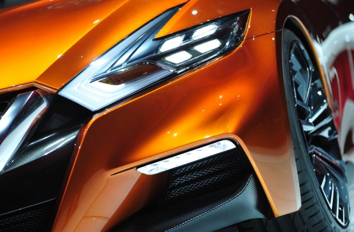 El concepto de carro de Nissan, se trata de un Sedan Sport que se presentó durante una rueda de prensa previa en el North American International Auto Show AFP STAN HONDA