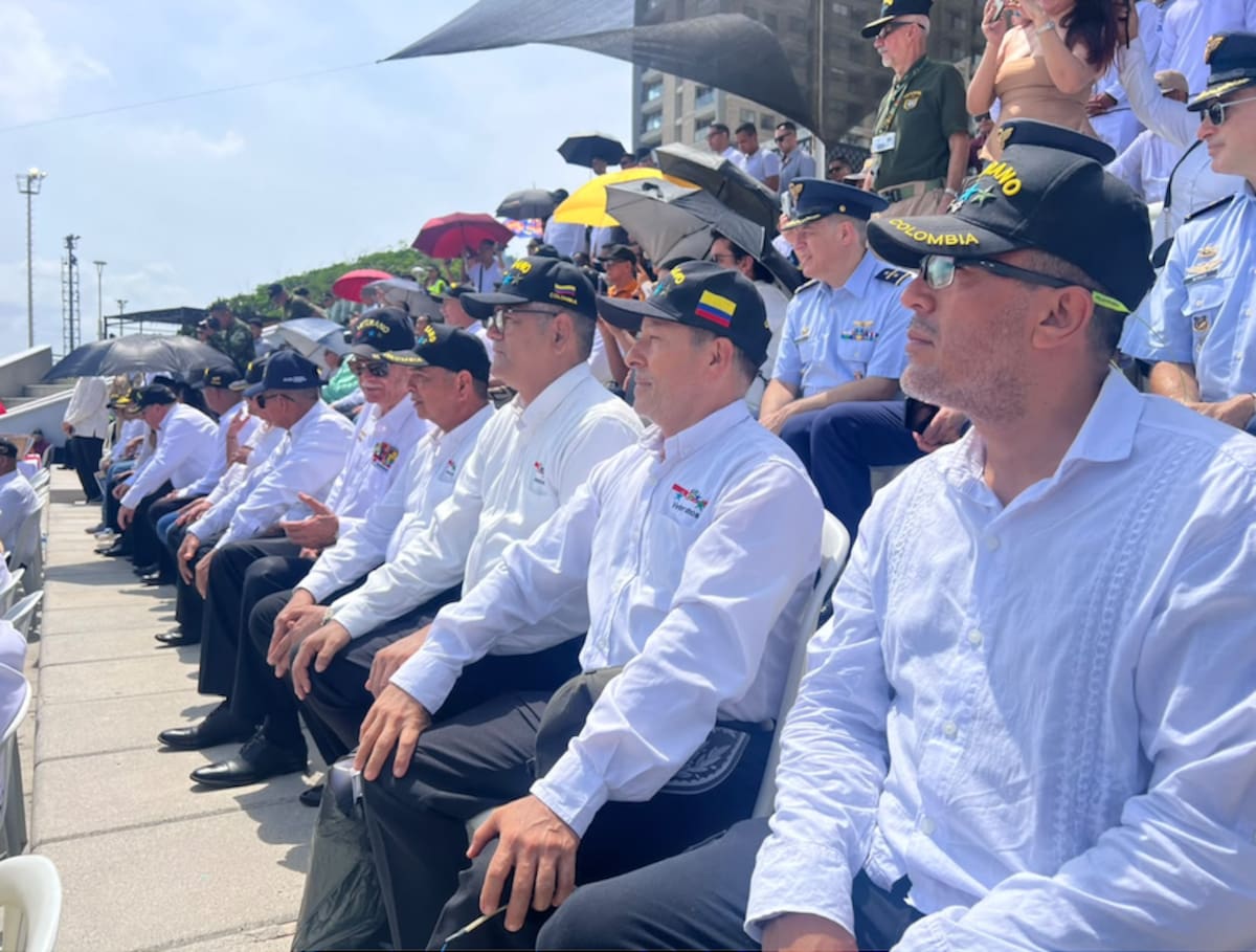 La Policía Nacional en Barranquilla realizó el acto de conmemoración del Día Cívico del Veterano.//Cortesía Policía Mebar.