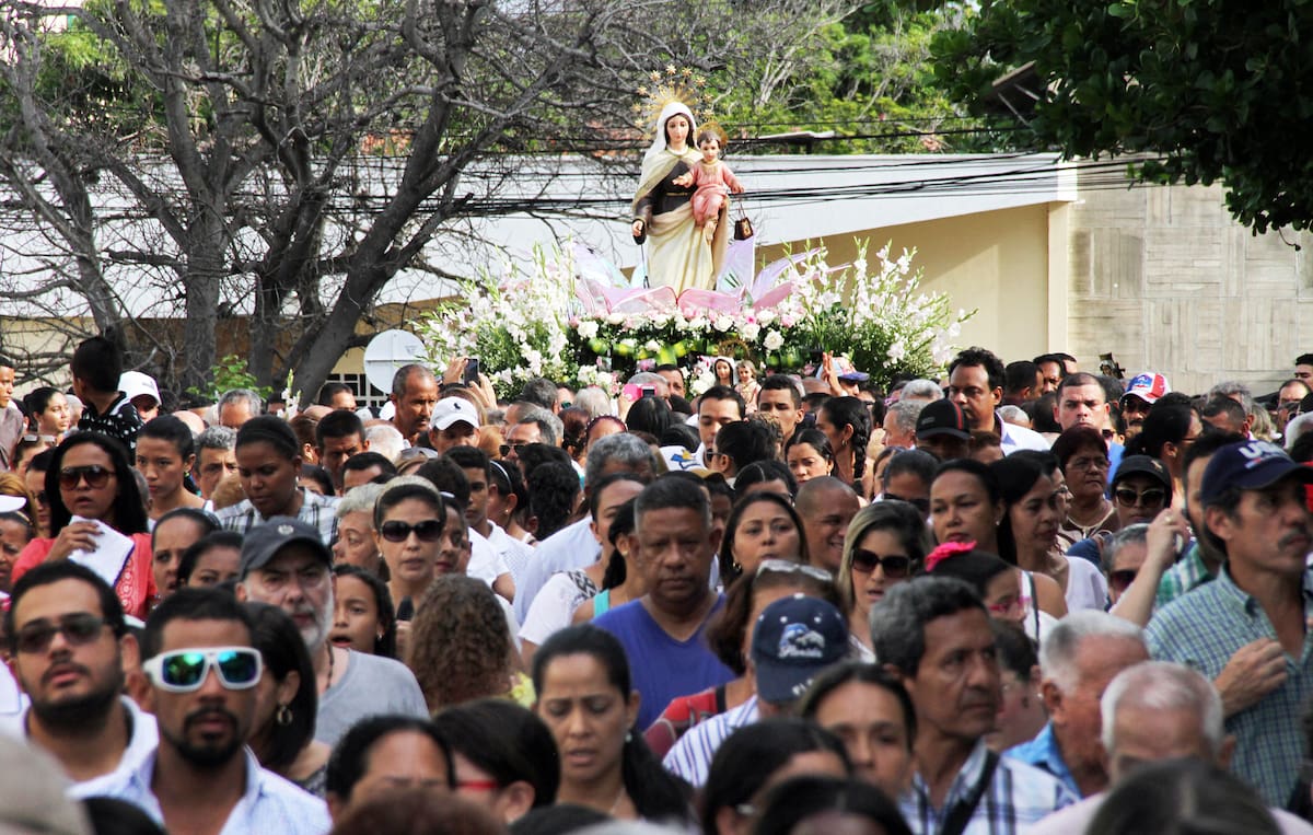 Día de la Virgen del Carmen. // Foto: Colprensa - Rafael Polo.