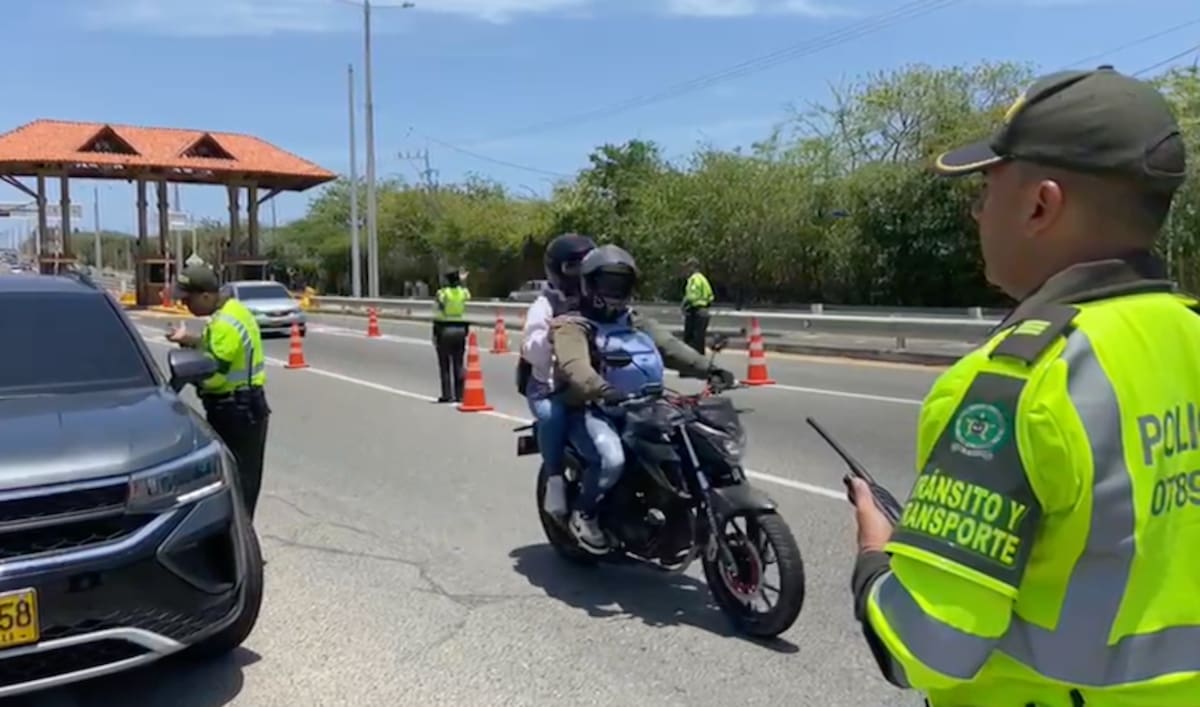 La Policía Metropolitana de Barranquilla tiene listo del dispositivo de seguridad vial con motivo del Día de las Madres .//Cortesía.