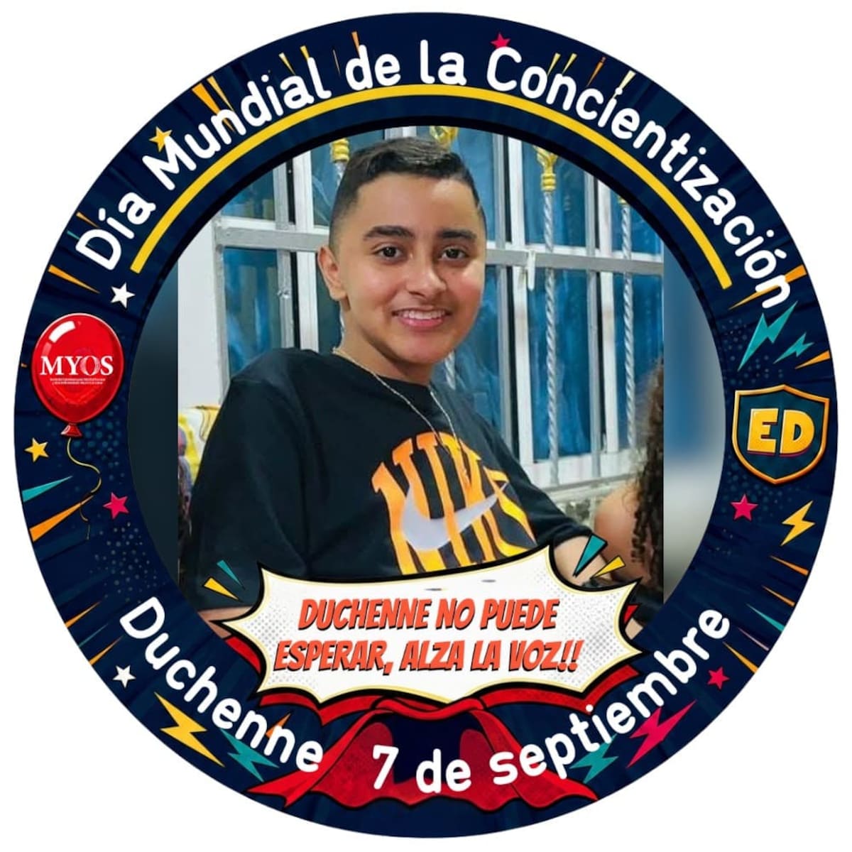 Día Mundial de Concienciación sobre la Duchenne. // Ilustración