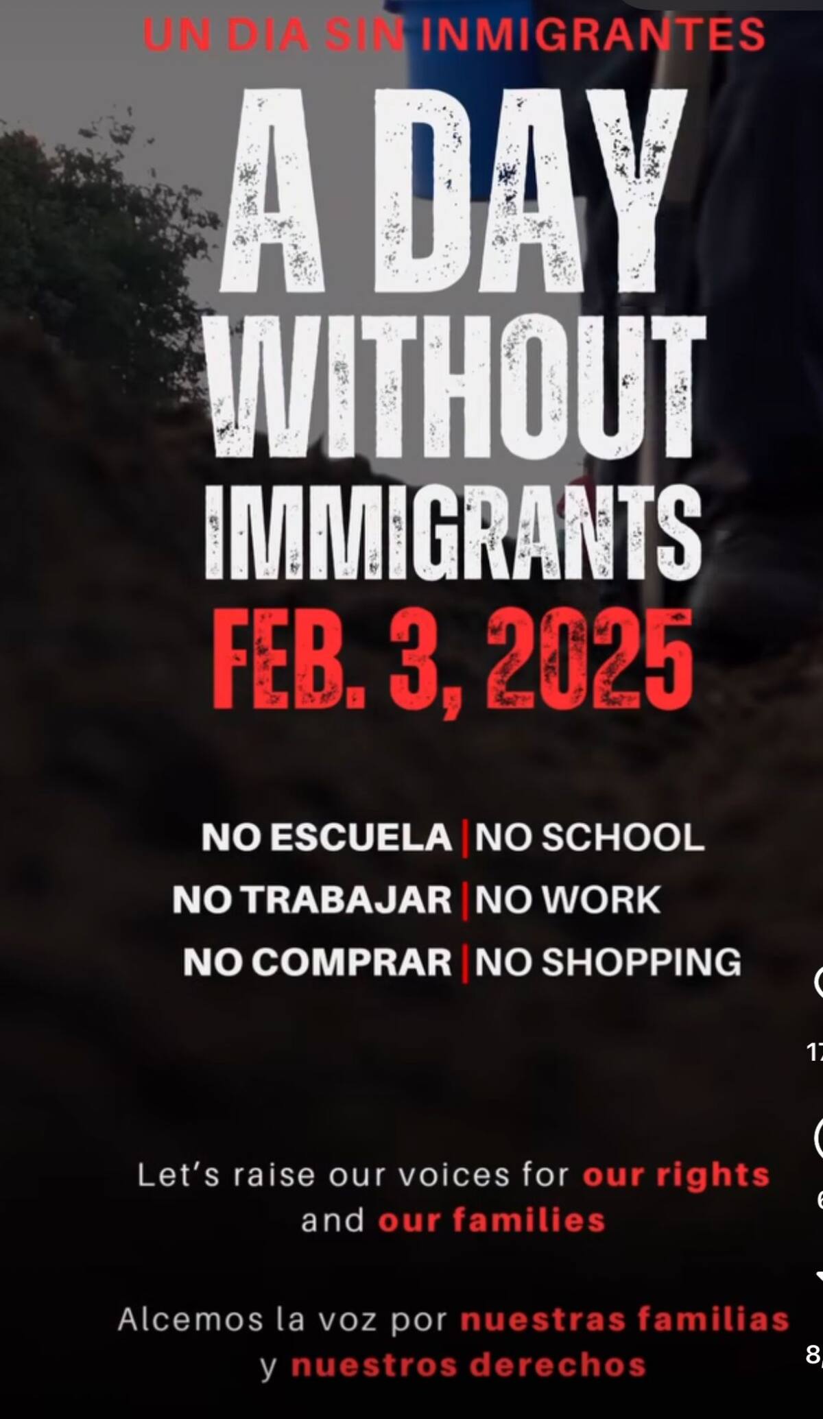 Miles de inmigrantes planean una campaña para paralizar Estados Unidos. // Foto: cortesía