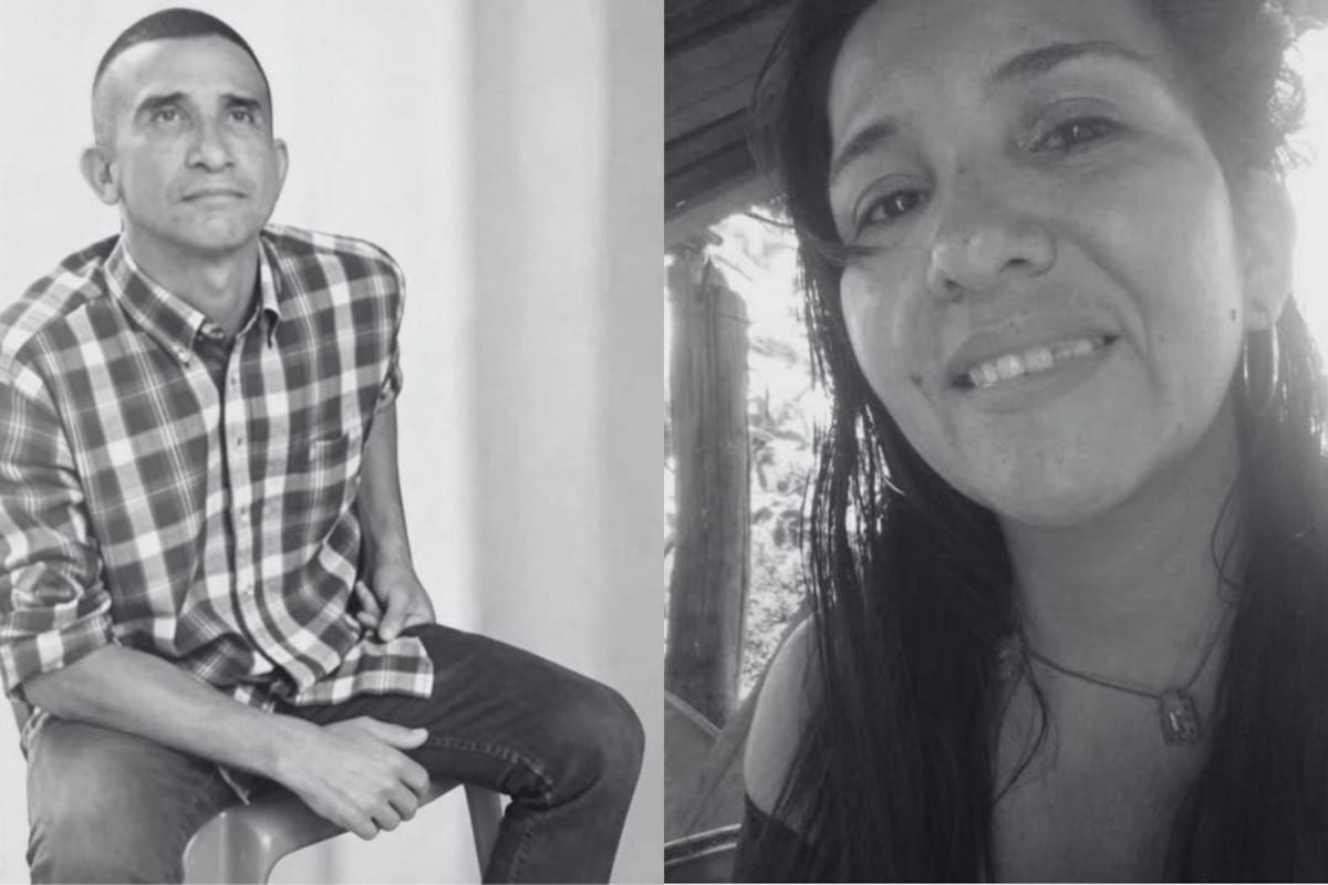 Diana Maritza y Esteban Gaitán Hernández, asesinados en Purificación, Tolima.