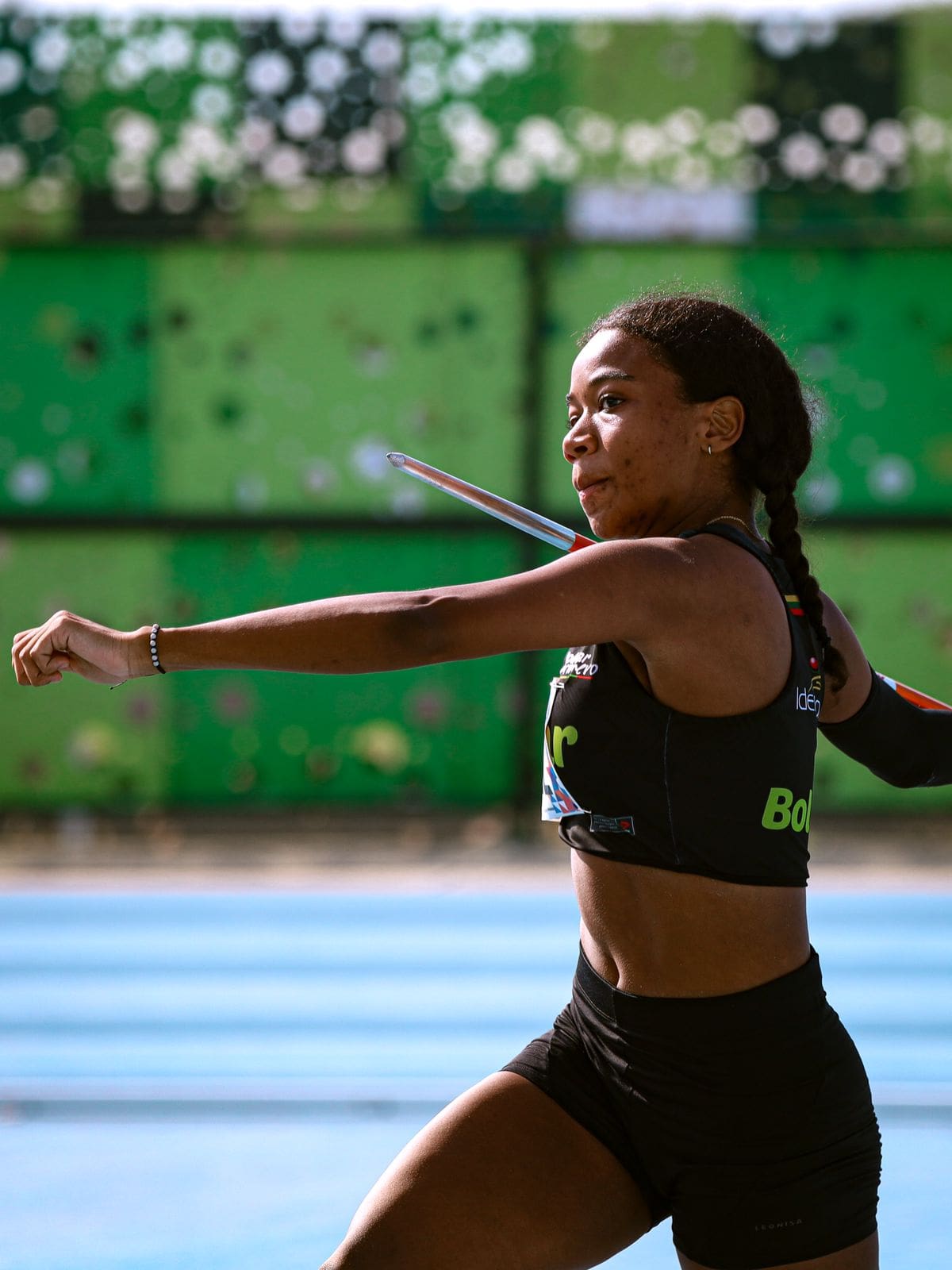 La atleta Diana Ríos se colgó la medalla de oro en heptatlón.
