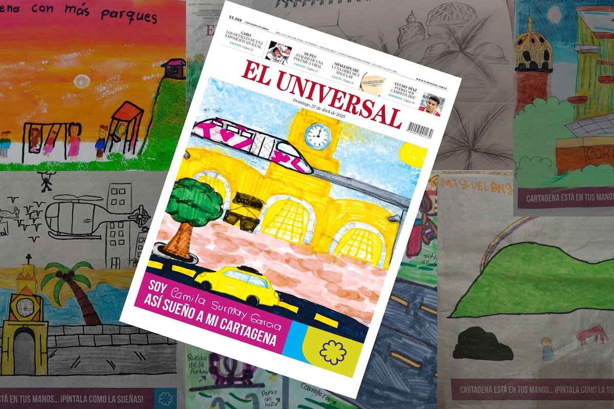 ¡Puros dibujos! Así es como los niños sueñan a Cartagena