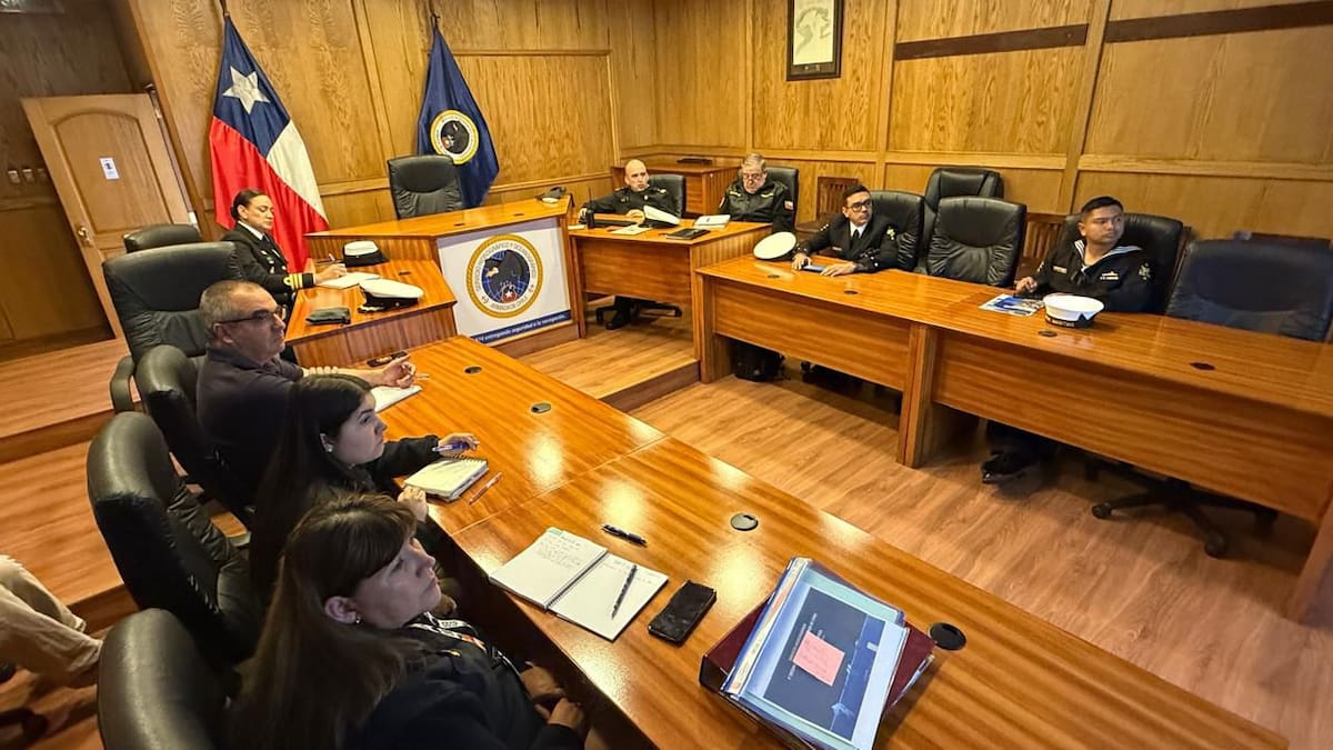 La reunión entre Colombia y Chile fue con el objetivo de fortalecer el intercambio de experiencias y buenas prácticas entre ambas instituciones. // Foto: Dirección General Marítima (Dimar).