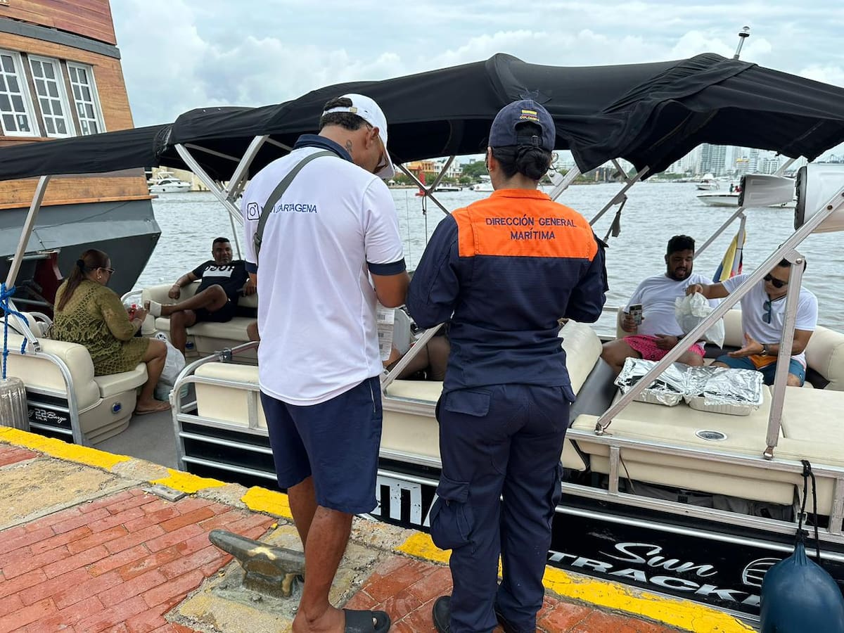 Dimar refuerza recomendaciones de seguridad para el turismo marítimo en Cartagena.// Foto: cortesía