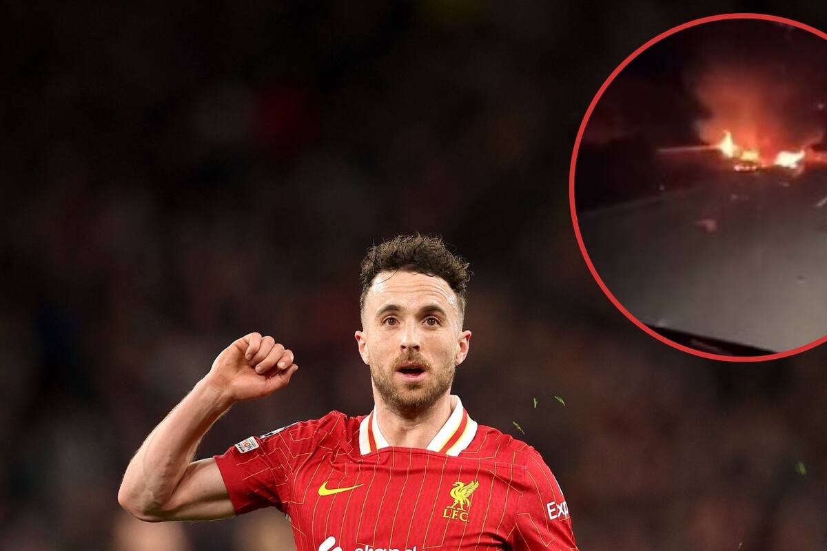 Video del incendio del Lamborghini de Diogo Jota: impactantes imágenes