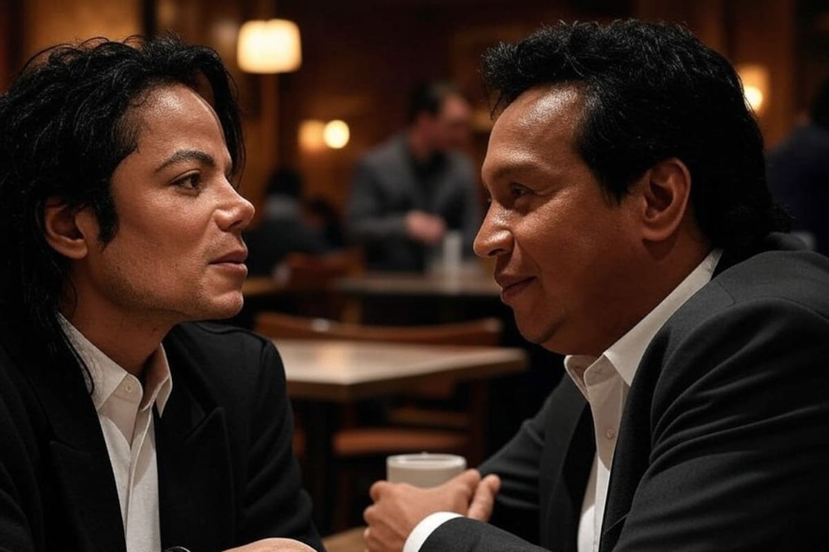 Diomedes Díaz con Michael Jackson: las fotos que causan furor en redes