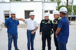 Director de la Policía recorrió estaciones de Chambacú y Los Caracoles: así van las obras
