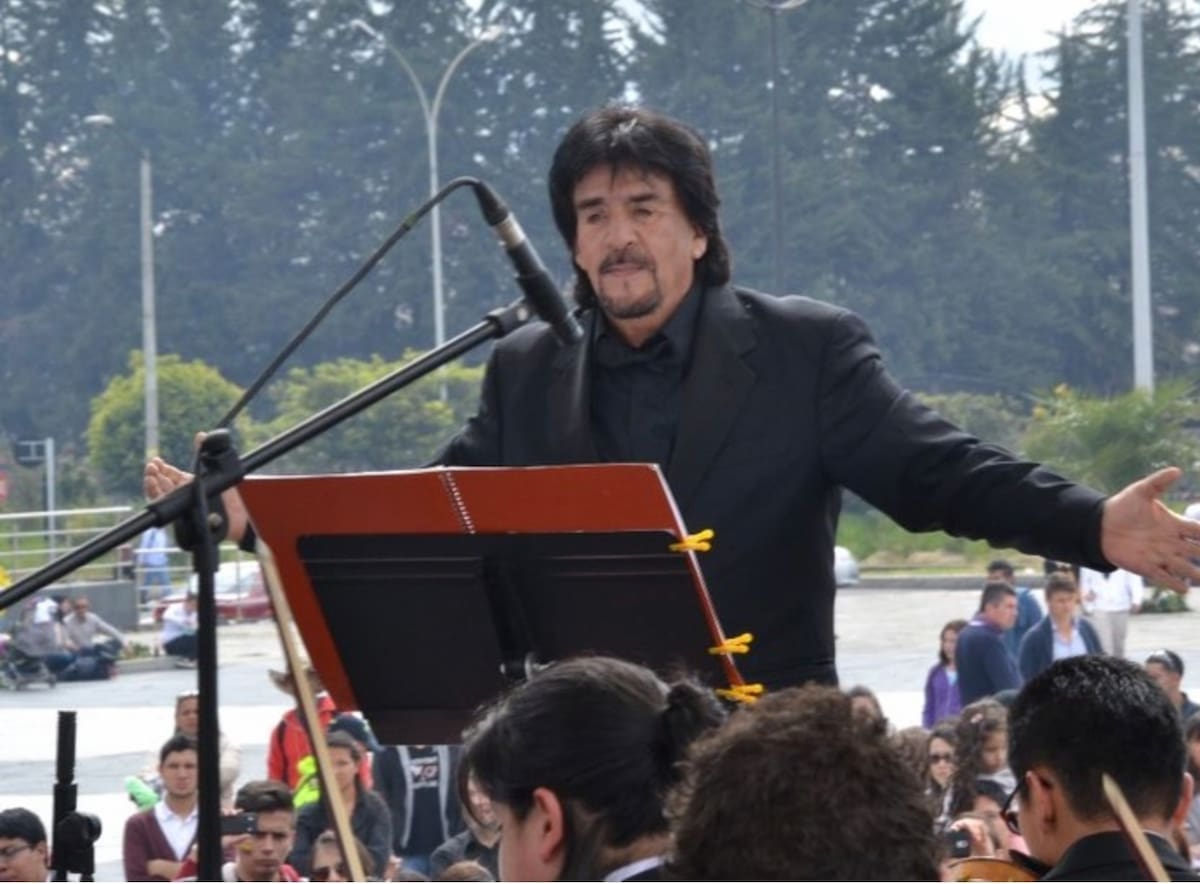 El maestro y director de orquesta Raúl Rosero Polo.