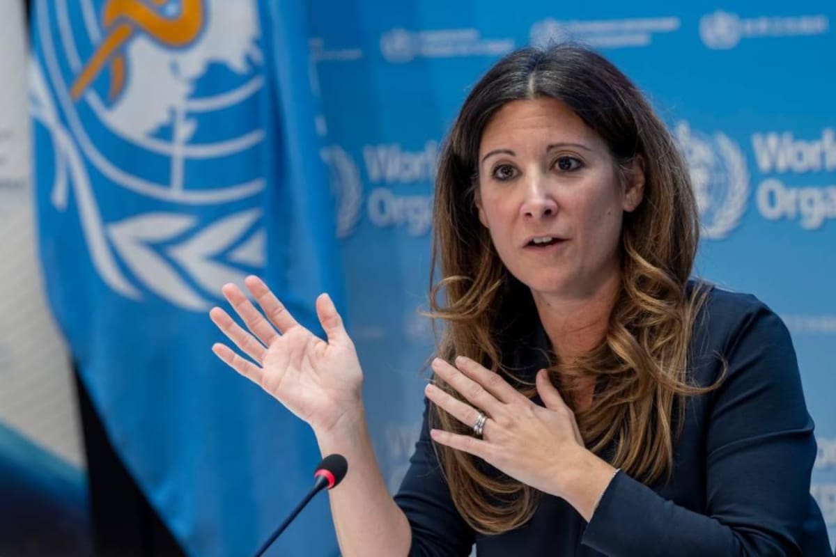 Directora interina de Prevención y Preparación de Epidemias y Pandemias de la OMS, María Van Kerkhove. // Foto: EFE