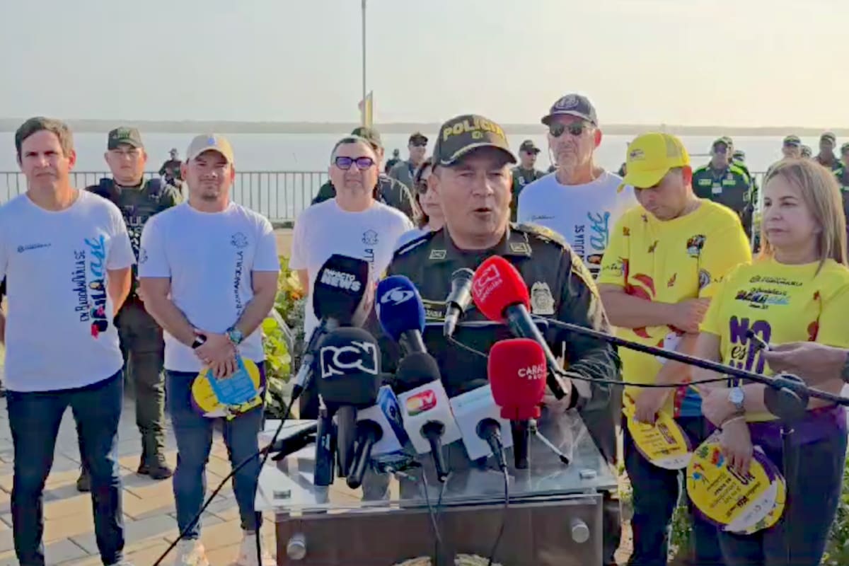 Este es el dispositivo de seguridad para el Carnaval de Barranquilla 2025