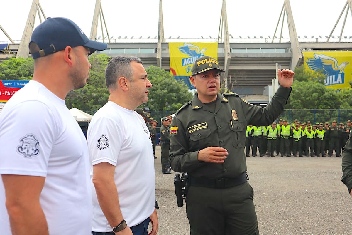 Este será el dispositivo policial para el partido Colombia-Ecuador