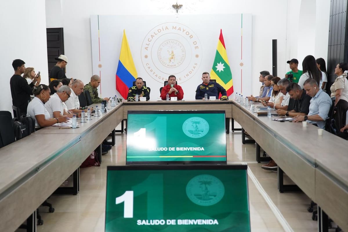 Distrito refuerza seguridad y orden público para elecciones presidenciales en Cartagena. // Foto: Alcaldía de Cartagena