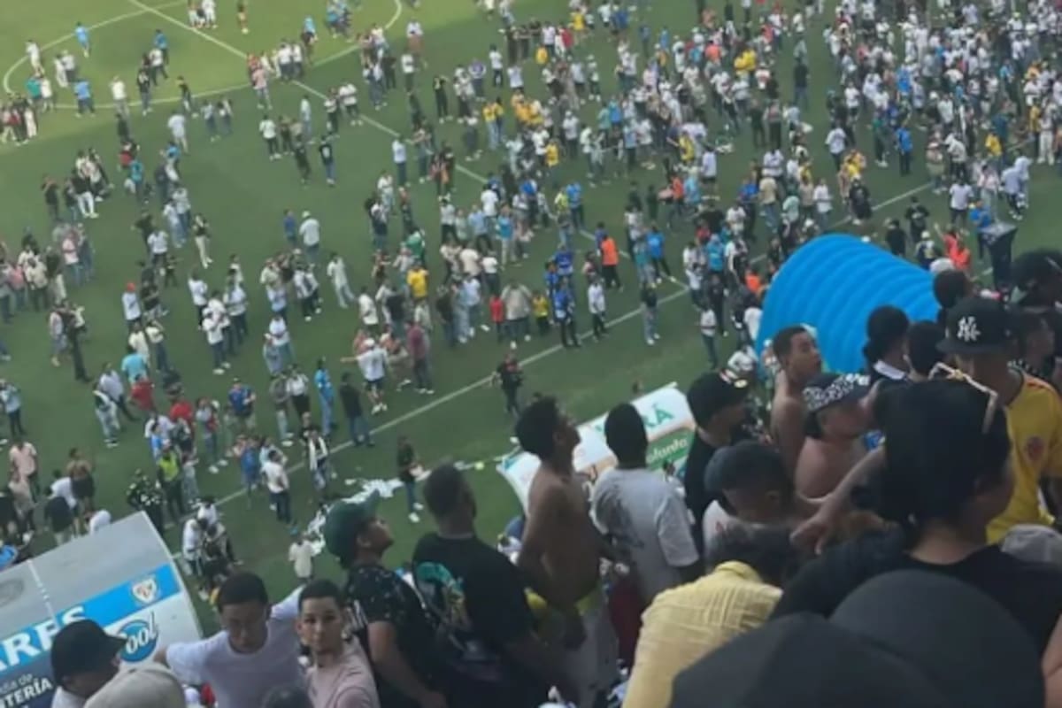 Video: los heridos que dejaron los disturbios de hinchas de Nacional en Montería