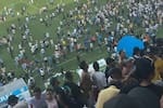 Video: los heridos que dejaron los disturbios de hinchas de Nacional en Montería