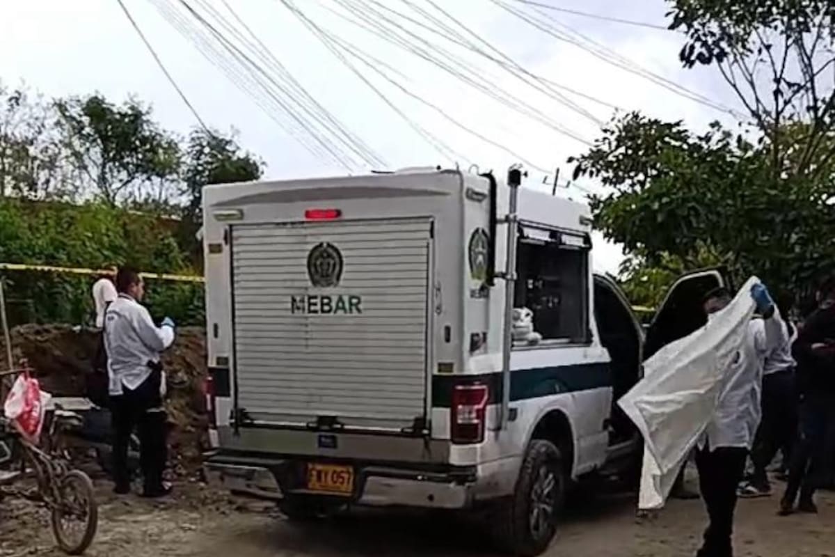 Antonio Meza y Ronal Santos fueron asesinados mientras iban en una moto