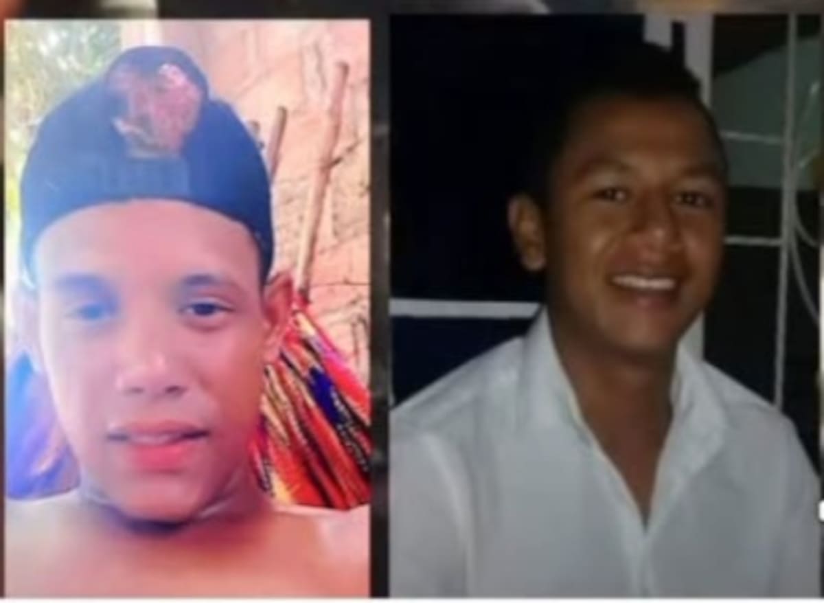 Luis Jaramillo y Ángel Mejía, las víctimas fatales de un ataque en fiesta de cumpleaños, en El Molino, en el sur de La Guajira. //FOTO: PORTALES DIGITALES
